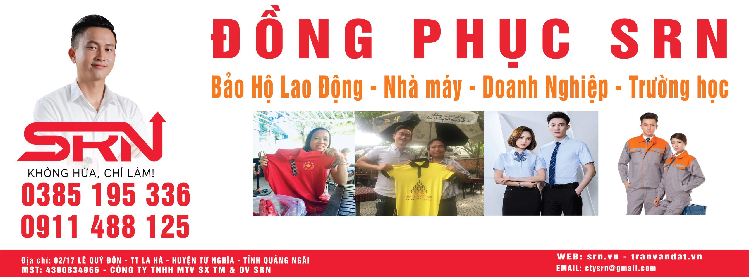 Đồng phục bảo hộ lao động Quảng Ngãi - SRN